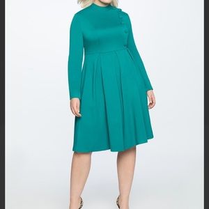 playfulness green dress